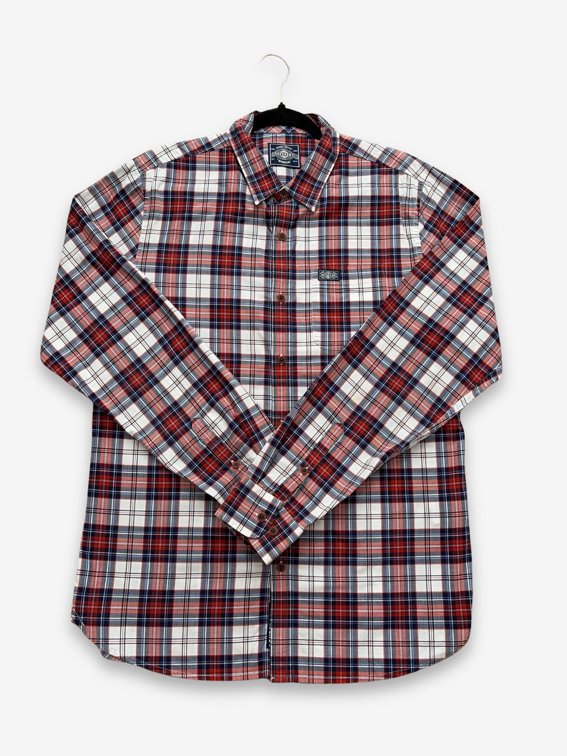 SUPERDRY - BUFFALO DAVID BITTON Regular Fit Plaid Button-Down Shirt