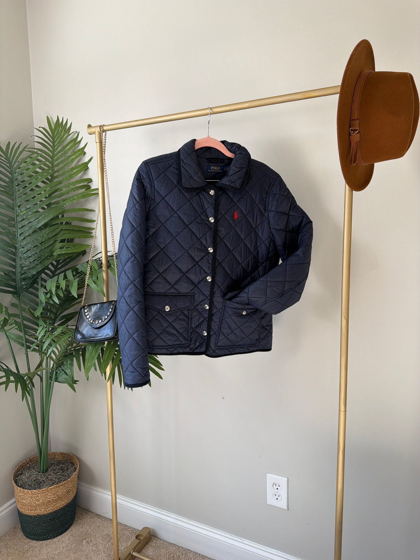 Polo Ralph Lauren Quilted Navy Jacket